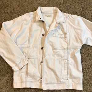 Madewell cream denim jacket